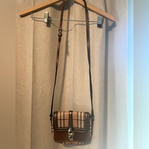 Burberry haymarket crossbody bag